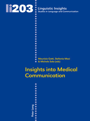 cover image of Insights Into Medical Communication